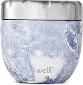 Tigelas de Aço Inoxidável S'well-21.5 Oz recipientes isolados a vácuo de triplo camada mantém alimentos e bebidas frios por 11 horas e quentes por 7 - sem condensação - livre de BPA,