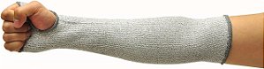 Produtos G & F 58122L-6 Mangas Resistentes a Cortes de 14 de comprimento com Orifício para o Polegar, Cinza, Grande, 6 peças