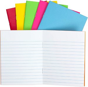Livros Forrados Coloridos Hygloss - Capas Brilhantes e Vibrantes - Livros de Capa Mole para Anotações, Escrita, Artes e Trabalhos Manuais e Mais - Diversão para Sala de Aula ou Atividades Inf