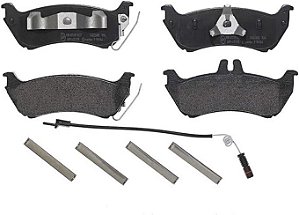 Conjunto de Pastilhas de Freio Traseiras Brembo P50044 Low-Met para MERCEDES-BENZ OE# 1634200520