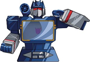 Transformers: Soundwave Exclusivo Prévia Busto Titular de Cartão de Visita em Resina