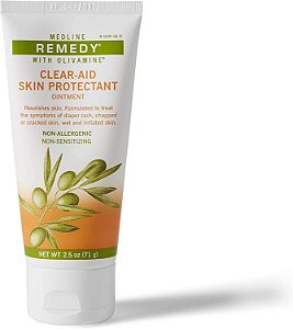 Protetor de Pele Medline Remedy Olivamine Clear-Aid, 2,5 Onças, 12 Unidades