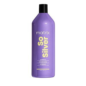 Condicionador Matrix So Silver | Condicionamento Profundo | Repara Cabelos Opacos, Loiros e Prateados | Não Deposita Cor | Para Cabelos Coloridos | Para Cabelos Secos e Danificados | Embalagem Pode Variar | Vegano