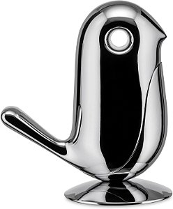 Alessi Porta-Clips de Papel Chip, Tamanho Único, Aço