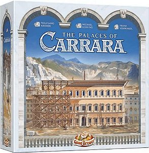 Os Palácios de Carrara (2ª Edição) - Jogo de Tabuleiro da Game Brewer para 2-4 Jogadores - Jogos de Tabuleiro para a Família - 60-90 Minutos de Jogo - Jogos para Noite de Jogos