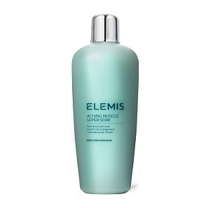 ELEMIS Mergulho Super para Músculos Cansados | Leite de Banho Espumante Musclease Natural Aquece, Recarrega e Energiza Músculos Cansados e Exaustos pós-treino | 400 mL
