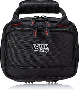 Bolsa de transporte acolchoada de nylon para mixer/equipamento da Gator Cases com alça removível; 8,25 x 6,25 x 2,75 (G-MIXERBAG-0608), preta