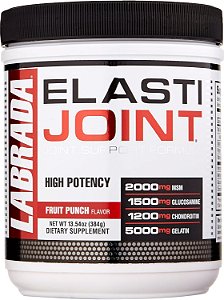 Labrada Elastijoint - Pó de Suporte para Articulações, Mistura de Bebida Tudo Em Um com Glucosamina, Condroitina, MSM e Colágeno, Sabor Fruta, 30 Porções