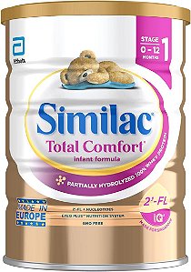 Fórmula infantil Similac Total Comfort, Importada, Pó de Fórmula para Bebês de Fácil Digestão, Sem OGM, Lata de 820 g (28,9 oz)