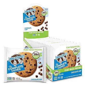 Biscoito Completo de Chocolate Chip, Soft Baked, 16g de Proteína Vegetal, Vegano, Não Transgênico, 4 Onças (Pacote com 12)