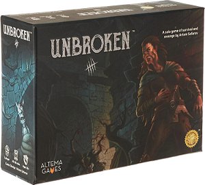 Estúdios Golden Bell Unbroken: um jogo solo de sobrevivência e vingança, Black - Traduzido para: Golden Bell Studios Unbroken: um jogo solo de sobrevivência e vingança, Preto