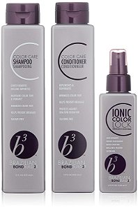 Shampoo e condicionador B3 Brazilian Bondbuilder Color Care com trava de cor, 28.75 fl oz. (pacote com 3 unidades)