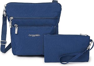 Bolsa Transversal de Bolso Baggallini com Pulseira RFID de Proteção
