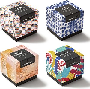 Baralho de Cartas Pensamentos Inspiradores — Pacote com 4 cartas de Você é Incrível, Você Importa, Você é Maravilhoso, Uau Você — 120 cartas, cada uma com uma mensagem diferente dentro