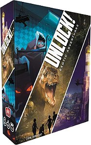 UNLOCK! Jogo de Cartas para Aventuras Exóticas | Jogos de Escape para Adultos e Crianças | Jogos de Mistério para Noite de Jogos em Família | Idade 10 anos ou mais | 1-6 jogadores | Tempo
