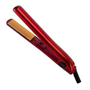Prancha Alisadora de Cabelo de Cerâmica CHI Original | 1 Polegada de Placas Flutuantes de Cerâmica | Aquecimento Rápido | Interruptor Analógico Liga/Desliga | Rubi Pálido