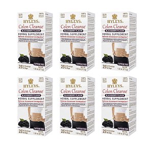 Hyleys Limpeza do cólon de amora-preta (pacote com 6 unidades)
