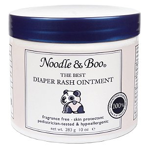 Noodle & Boo A Melhor Pomada para Assaduras, Pomada de Óxido de Zinco para Cuidados com a Pele do Bebê de Uso Múltiplo para Prevenção, Tratamento e Alívio de Assaduras,