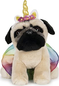 GUND Doug o Cachorrinho Pug Unicórnio Tutu Pelúcia de Cachorro, 9
