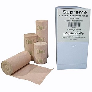 Faixa elástica suprema Ambra Le Roy, 6 x 10 jardas, pacote com 10