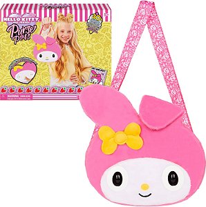Bichinhos de Bolso, Sanrio Hello Kitty e Amigos, Meu Melody brinquedo pet interativo e Bolsa transversal Kawaii, mais de 30 sons e reações, presentes para meninas e pré-adolescentes