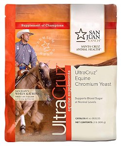 Suplemento de levedura de cromo para equinos UltraCruz - sc-363225, para cavalos, 2 lb, em pó (fornecimento para 454 dias)