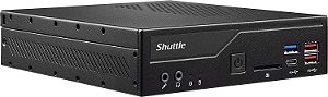 Computador Barebone Shuttle XPC Slim DH670 Intel H670 Suporta CPU Alder Lake-s LGA1700 de 65W Sem RAM Sem HDD/SSD Sem CPU Sem Sistema Operacional (suporte Vesa incluído), Preto