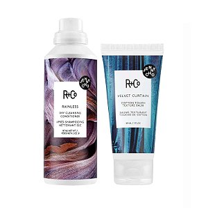 Pacote de Bálsamo de Textura de Cortina de Veludo R+Co