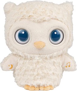 Coruja de Pelúcia GUND Baby Sleepy Eyes - Acalmador de Berçário para Meninos e Meninas, Luz Noturna e Máquina de Som de Pelúcia.fromRGBO Owl, 8”