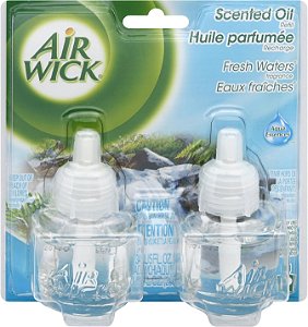 Aromatizador de Ambiente Air Wick Scented Oil, Águas Frescas, 2 Refis, 0,67 Onças (Pacote com 6)