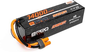 Spektrum 11.1V 14000mAh 3S 120C Smart G2 Pro Basher LiPo: IC5, SPMXB3S140 - Tradução: Spektrum 11.1V 14000mAh 3S 120C