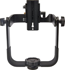 Manfrotto 393 Suporte pesado para lente telefoto para monopé substitui 3421, preto