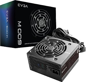 Fonte de Alimentação EVGA 600W 80 Plus Certified 100-W1-0600-K1, 600W