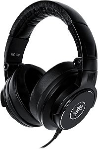 Série Profissional de Fones de Ouvido Dobráveis para Estúdio Mackie MC (MC-150), Preto