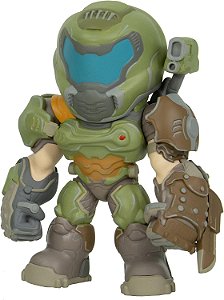 Numskull Doom Slayer Doom Eternal Figura de Brinquedo Posável Colecionável no Jogo - Mercadoria Oficial Doom - Edição Limitada