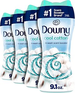 Pérolas de Perfume Downy, Algodão Fresco, 9.1 oz (pacote com 4 unidades)