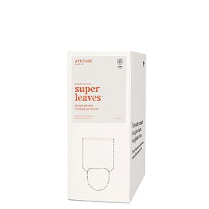 Gel de banho ATTITUDE com óleos essenciais, verificado pela EWG, ingredientes à base de plantas e minerais, produtos de cuidados pessoais veganos, recarga em grande quantidade, Patchouli e Pimenta Preta, 67,