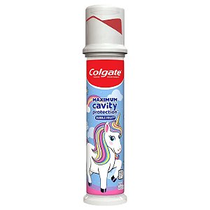 Colgate Creme Dental Infantil Unicórnio, 4.4 Onças, Pacote com 6
