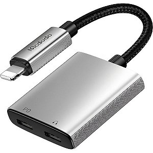 Adaptador Mcdodo CA-5560 Lightning para 2x Lightning - Silver