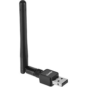 Adaptador Wifi Quanta QTAA150 150 Mbps USB - Preto