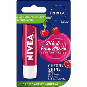 Bálsamo Labial Nivea Cherry Shine