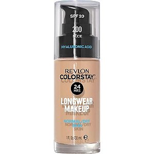 Base Líquida Revlon ColorStay Hyaluronic Acid FPS 20 200 Nude - 30mL