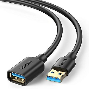 Cabo de Extensão Ugreen USB 3.0 30127 - Preto 3 metros