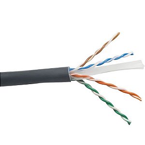 Cabo de Rede UTP Norphel CAT6 100% Cobre Interno - Preto 305 metros