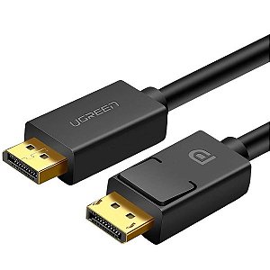 Cabo DisplayPort para HDMI Ugreen DP102 4K 10245 - Preto 1.5 metros