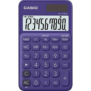 Calculadora Compacta Casio SL-310UC-PL-N-DC - Lilás