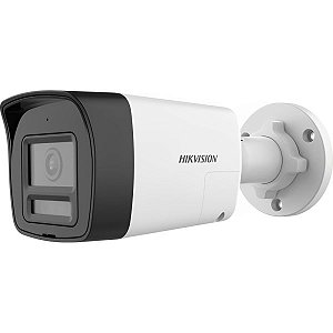 Câmera de Vigilância Bullet Hikvision DS-2CE16D0T-LPTS Smart Light 1080p - Externa - Branco/Preto