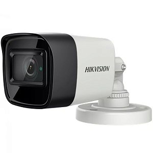 Câmera de Vigilância Hikvision Bullet DS-2CE16D0T-EXIPF 1080p Externo - Branco/Preto