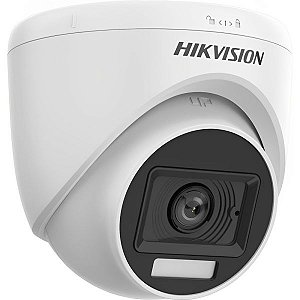 Câmera de vigilância Hikvision Turret DS-2CE76K0T-LPFS 3K - Branco/Preto