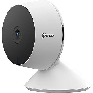 Câmera de Vigilância IP Sieco S30 1080p Interior Wifi - Branco/Preto